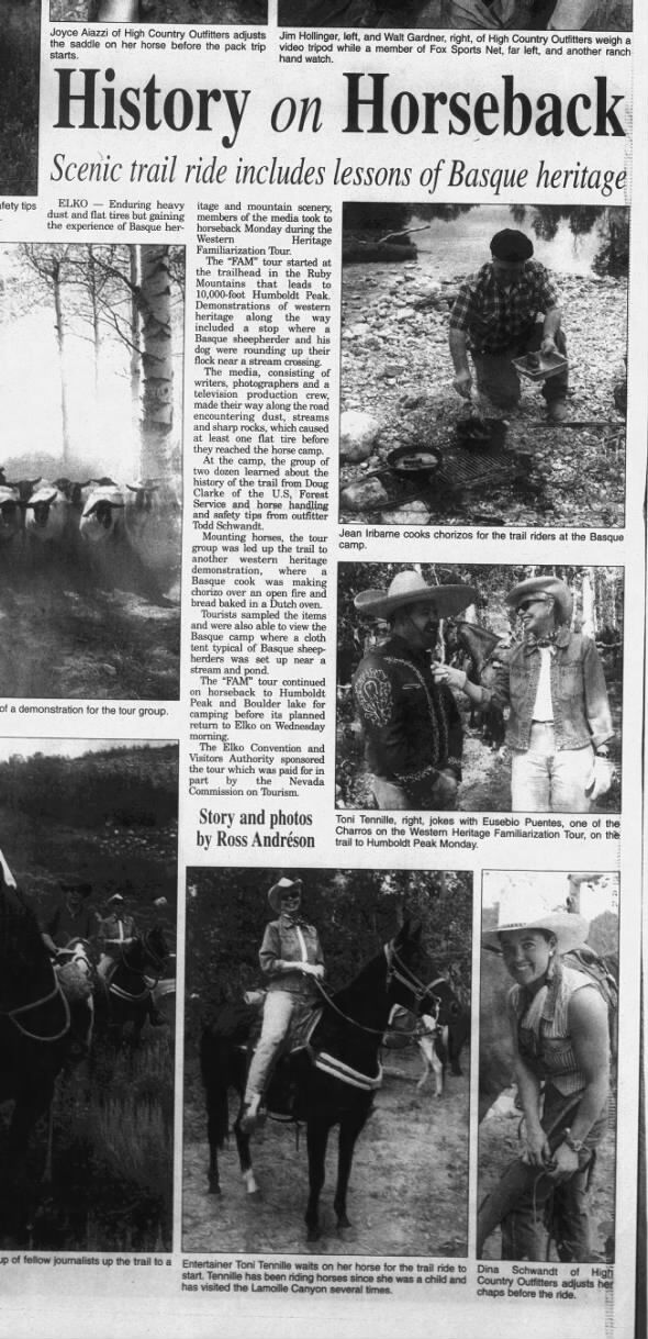 Clipping from Elko Daily Free Press